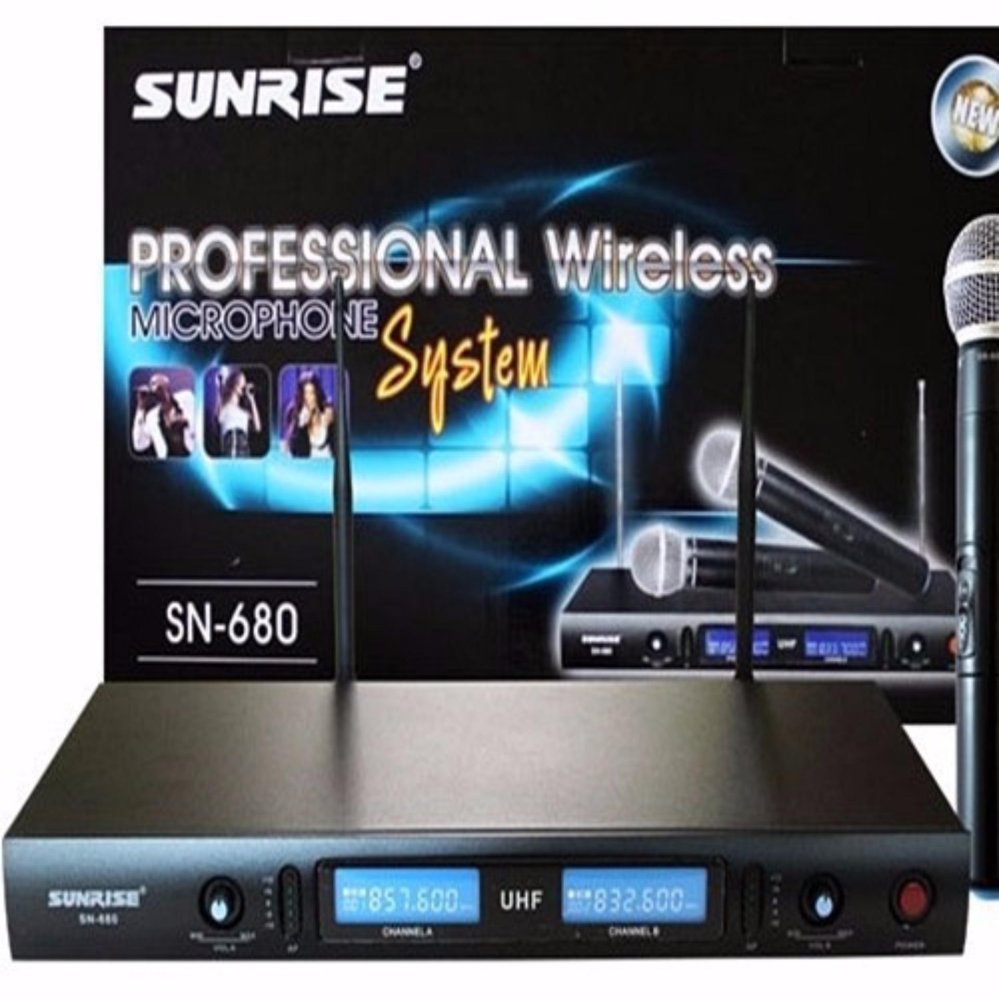 Bộ Micro không dây Sunrise SN-680