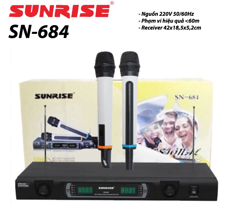 Micro không dây Sunrise SN-684