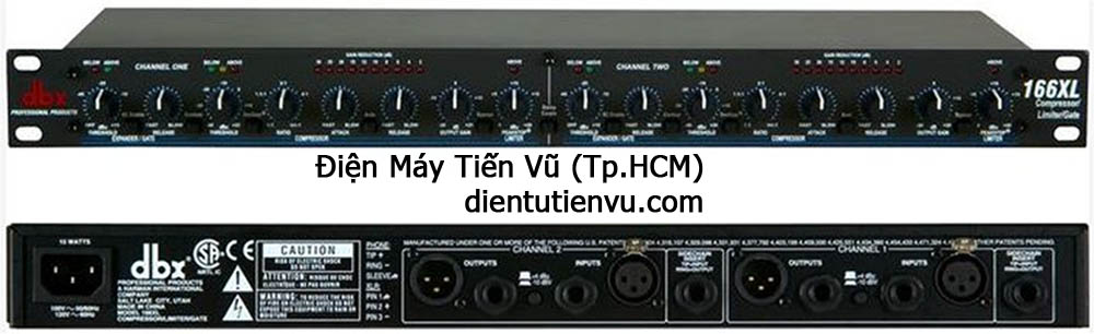 Thiết bị chỉnh âm Crossover 166 XL (đen)