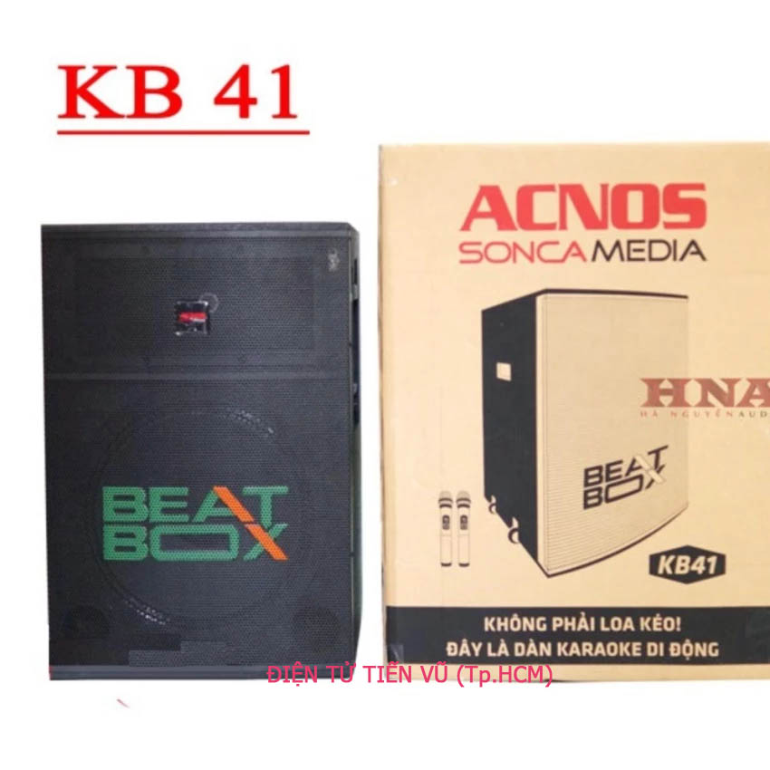 Loa kéo ACNOS Beatbox KB41 (Đen)
