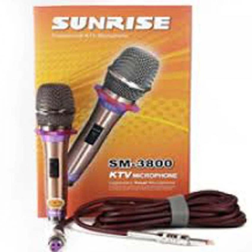 Micro Karaoke Có Dây Sunrise SM 3800