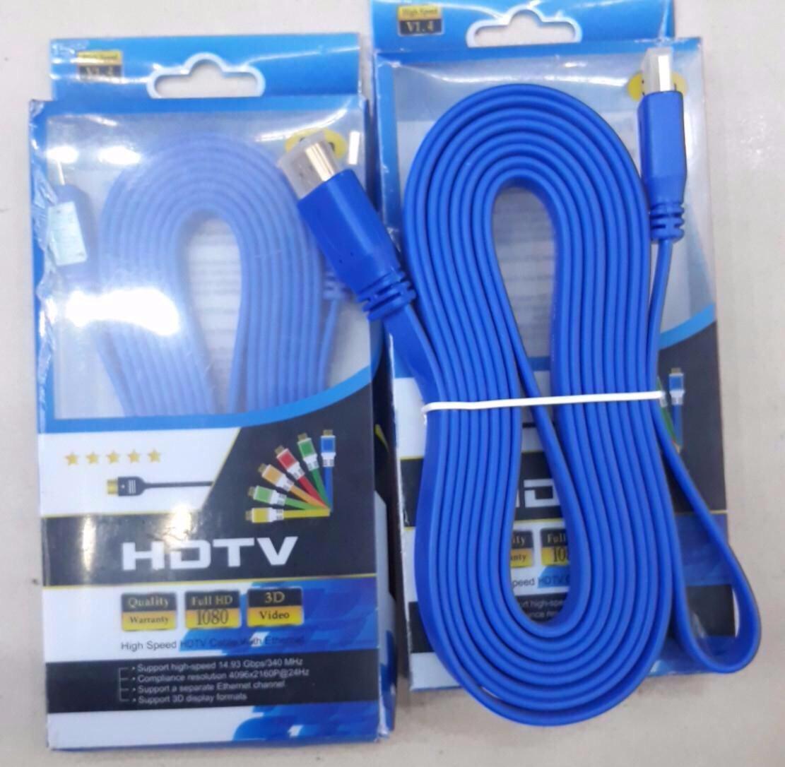 Dây cáp HDMI dẹp chuẩn 1080p 3D 4K 10m