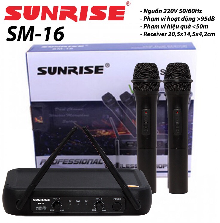 Micro không dây Sunrise SM-16