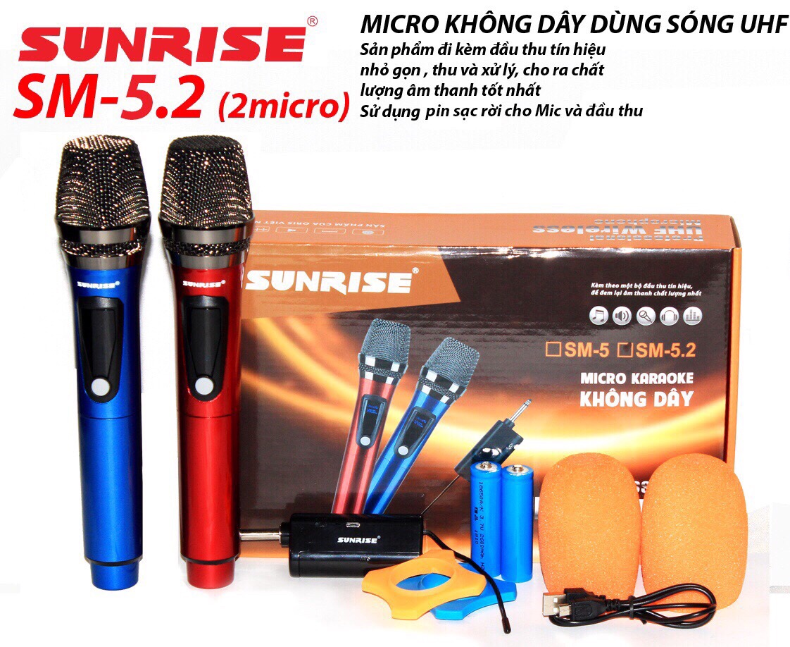 Micro không dây sunrise SM-5.2