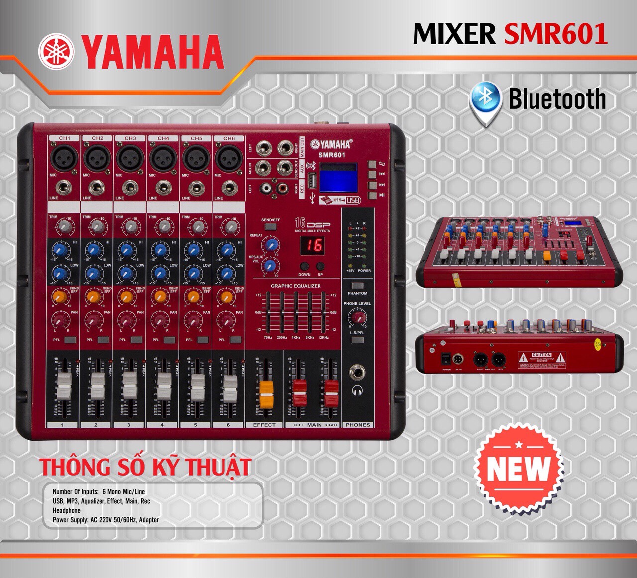 Mixer Yamaha SMR 601