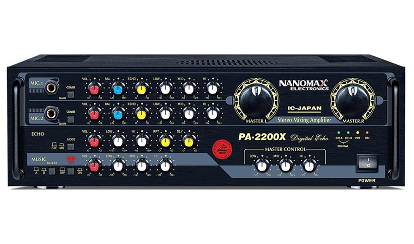 Amply Karaoke Nanomax PA-2200X