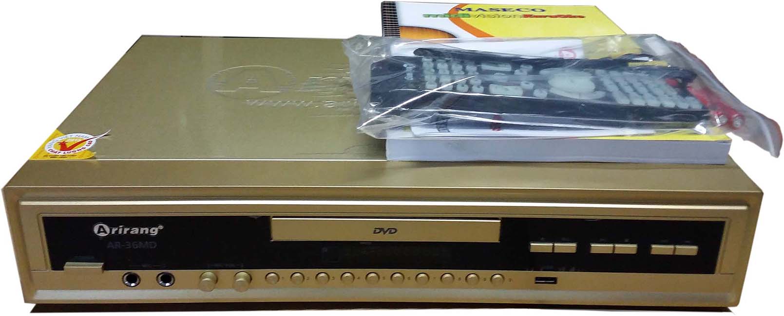 Đầu DVD Arirang AR-36MD (Vàng)