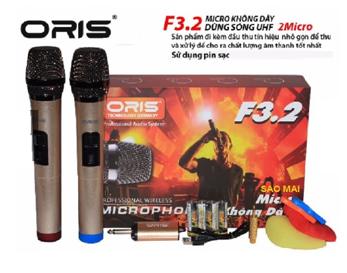 Micro Karaoke Không Dây Oris F3.2