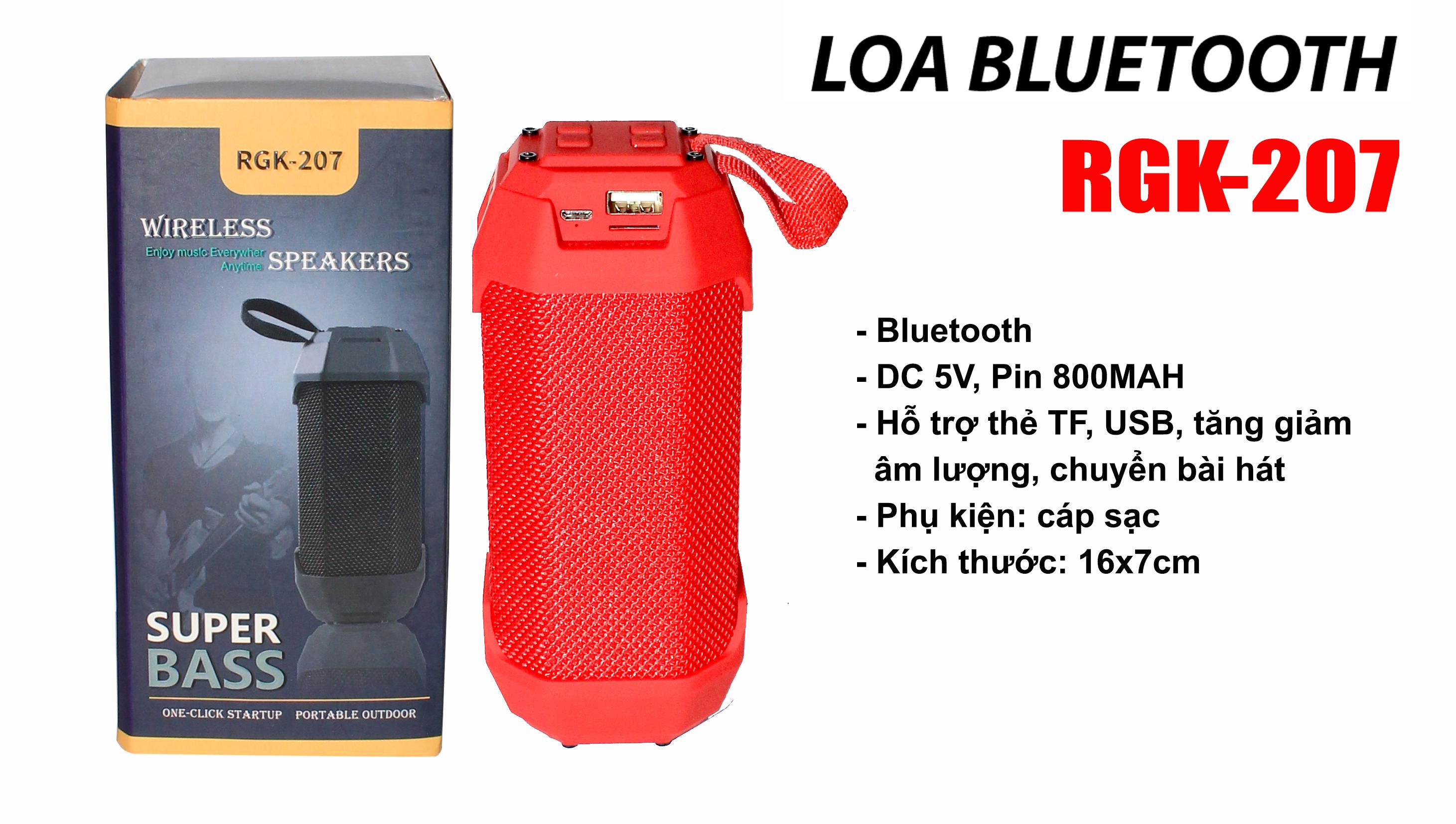 LOA BLUETOOTH RGK-207