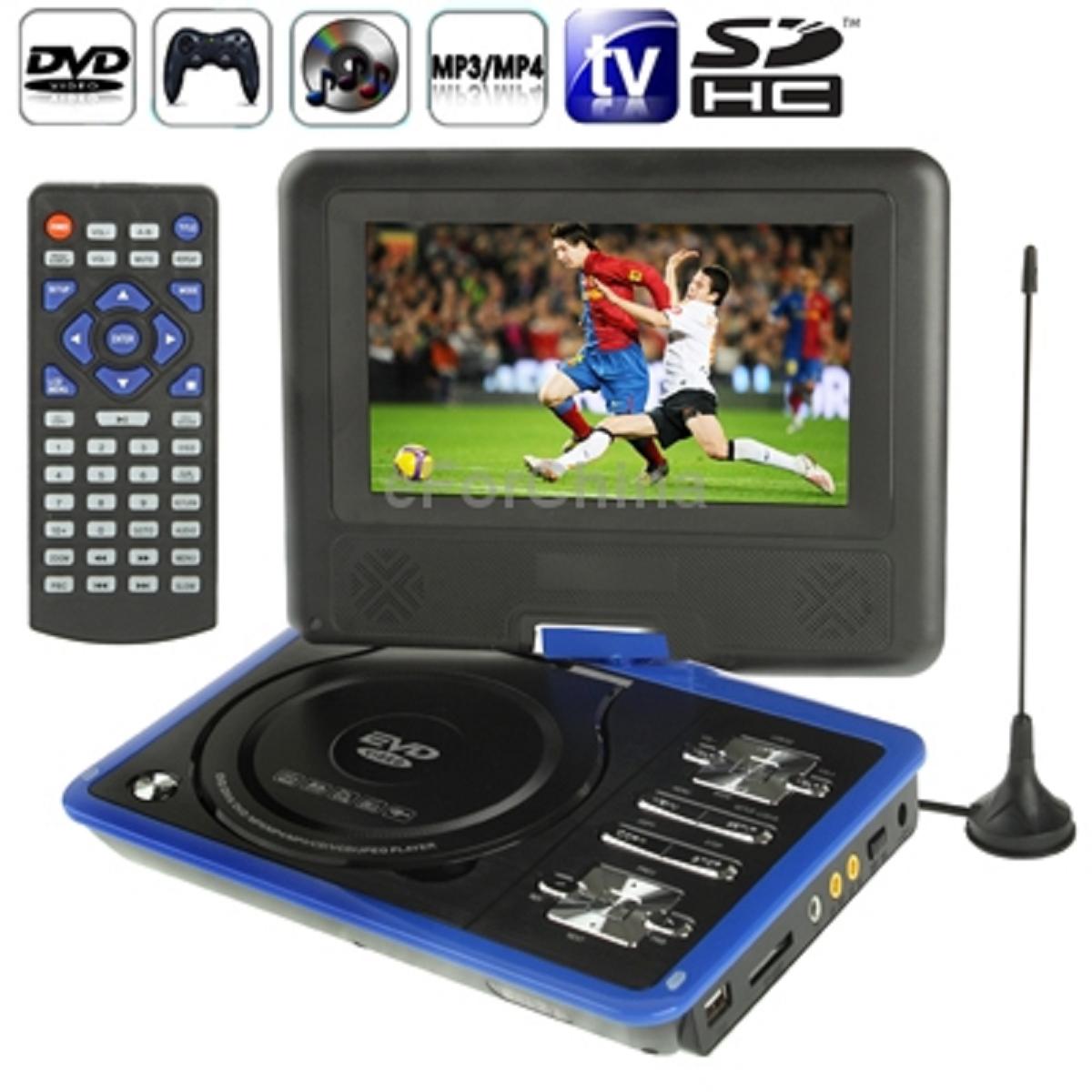 Portable Evd 789 - dvd di dong 7inch (xanh)