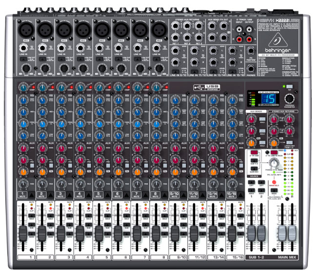 MIXER-BEHRINGER-2222USB