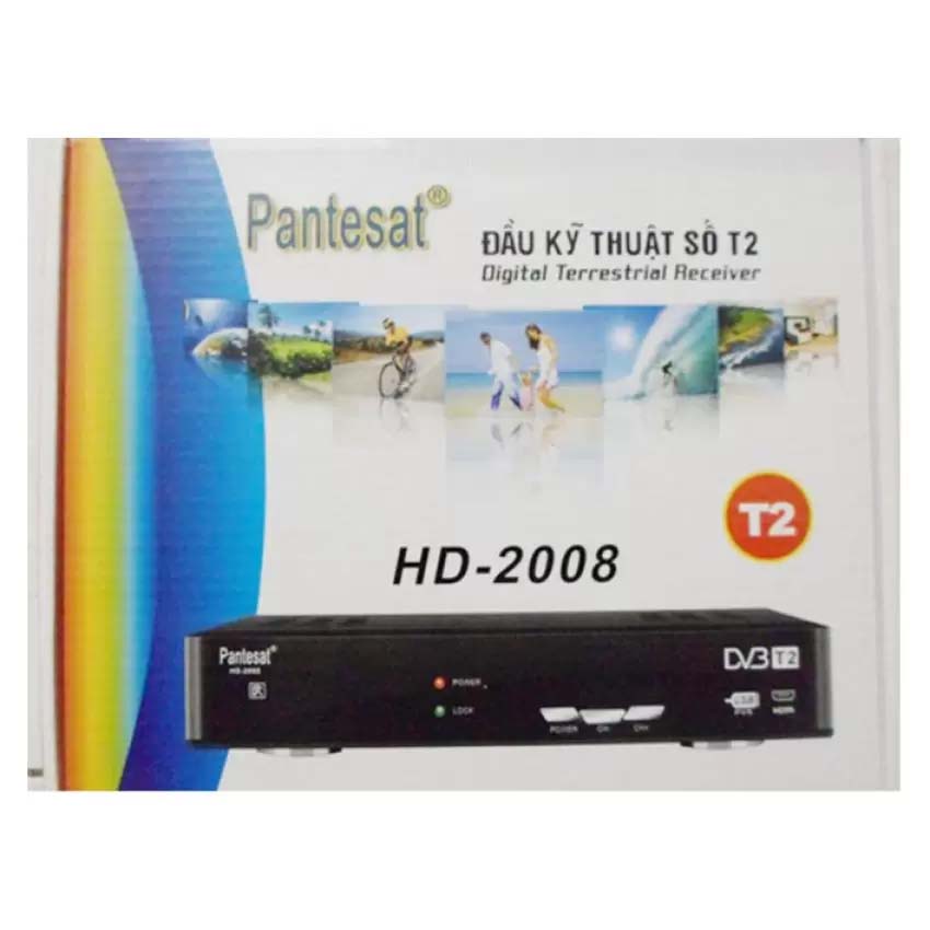 Đầu kỹ thuật số DVB-T2 Pantesat HD-2008 (Đen)