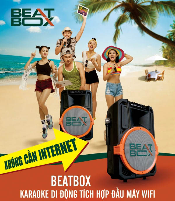Loa kéo ACNOS Beatbox KB39U (Đen)
