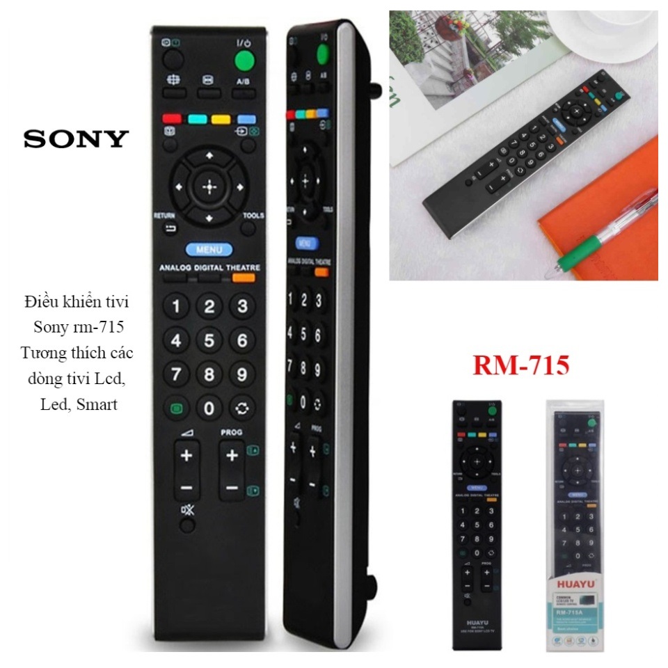Universal Replacement Remote Control For SONY TV RM-715A