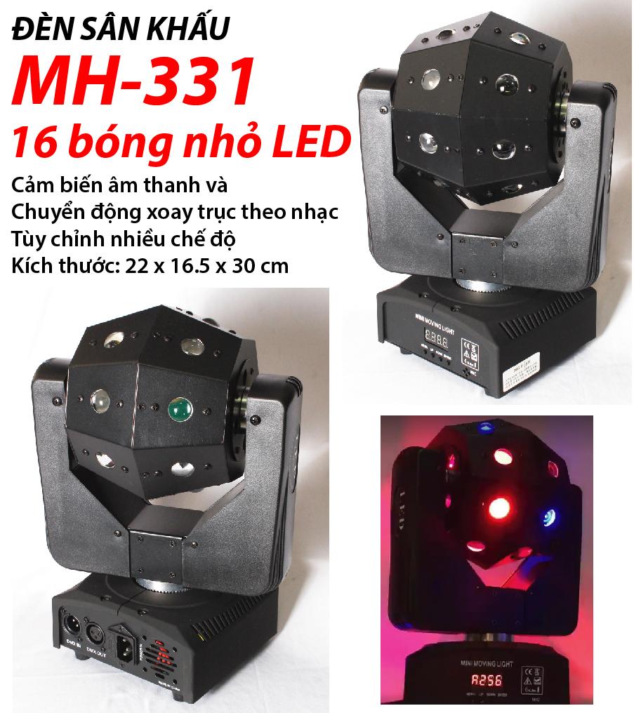 Đèn sân khấu MH-331 16 bóng nhỏ LED