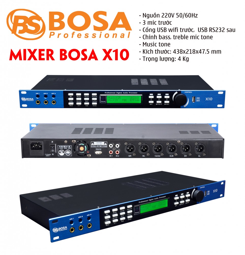 Vang Số Bosa X10