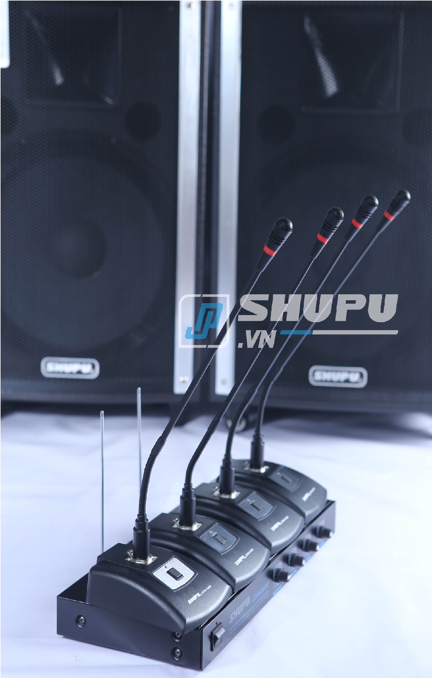 Micro hội nghị không dây Shupu EDM-2400 (4 mic)