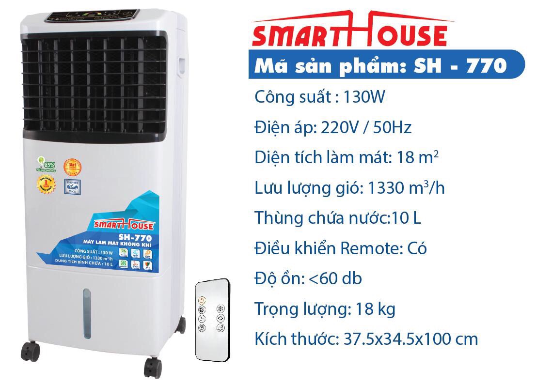 Quạt hơi nước SMART HOUSE SH-770