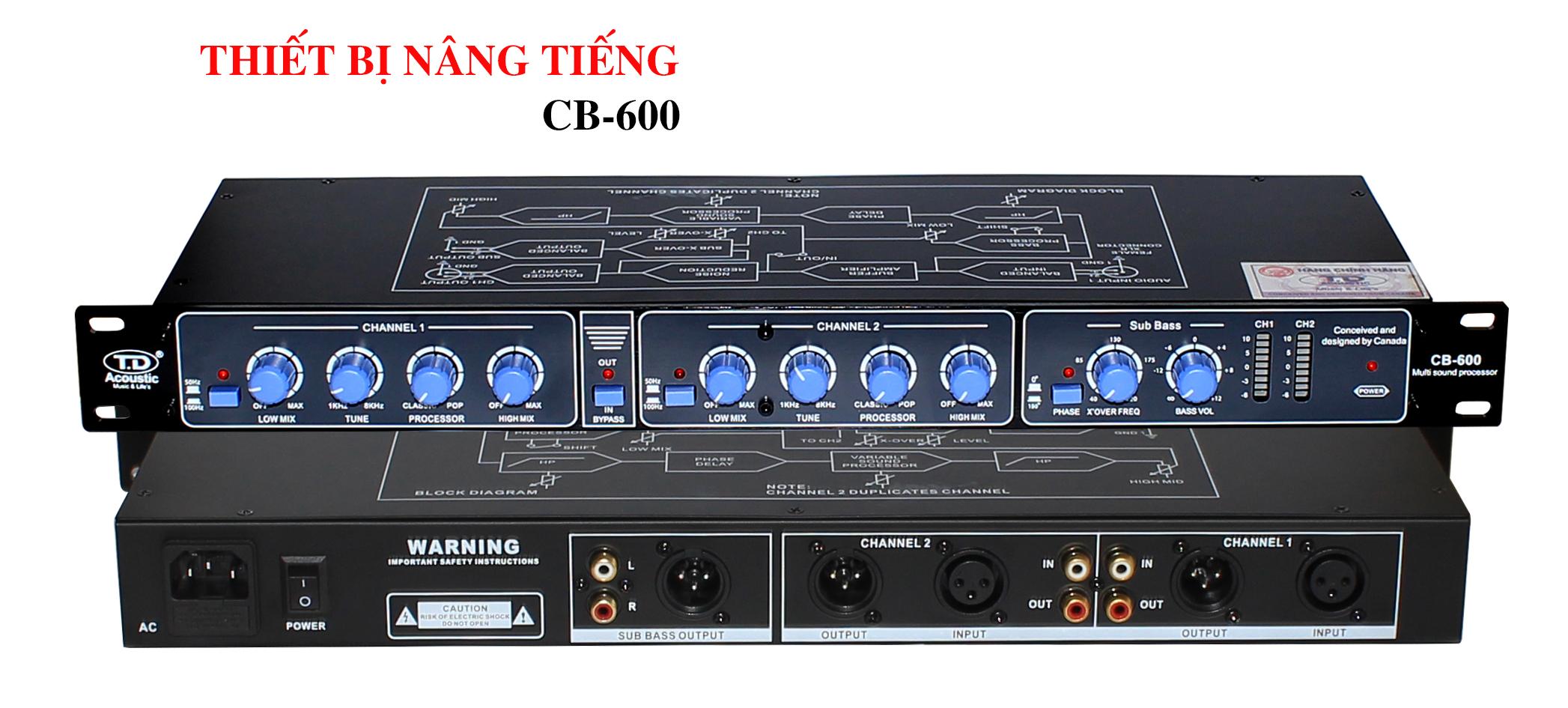 Thiết bị nâng tiếng TD Acoustic CB-600