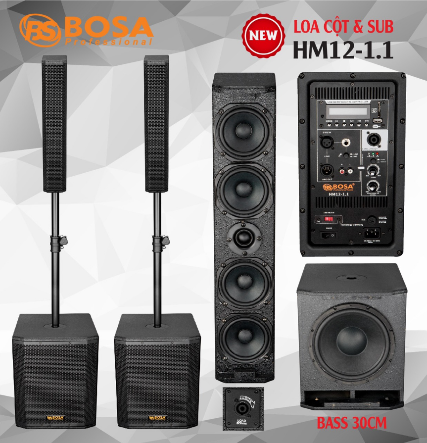 Loa Active Bosa HM12-1.1