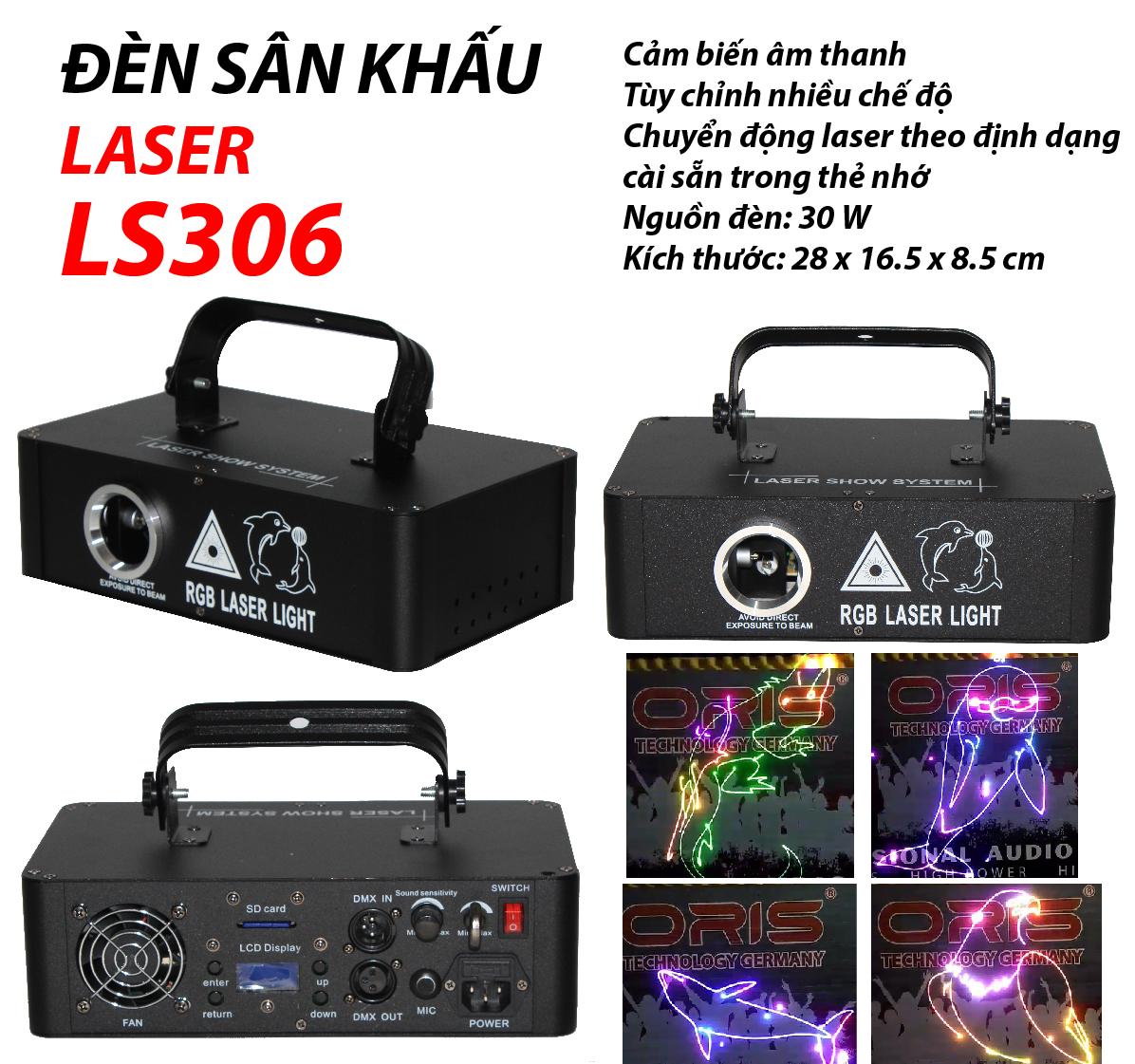Đèn sân khấu Laser LS306