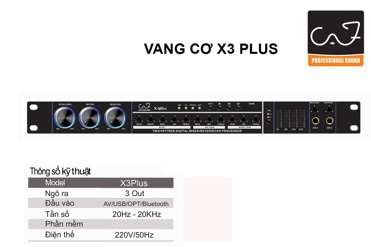 Vang cơ CAF X3 Plus