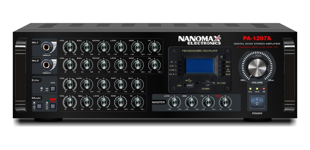 Amply karaoke Nanomax PA-1207A