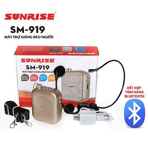 Máy trợ giảng không dây Sunrise SM-919 có Bluetooth
