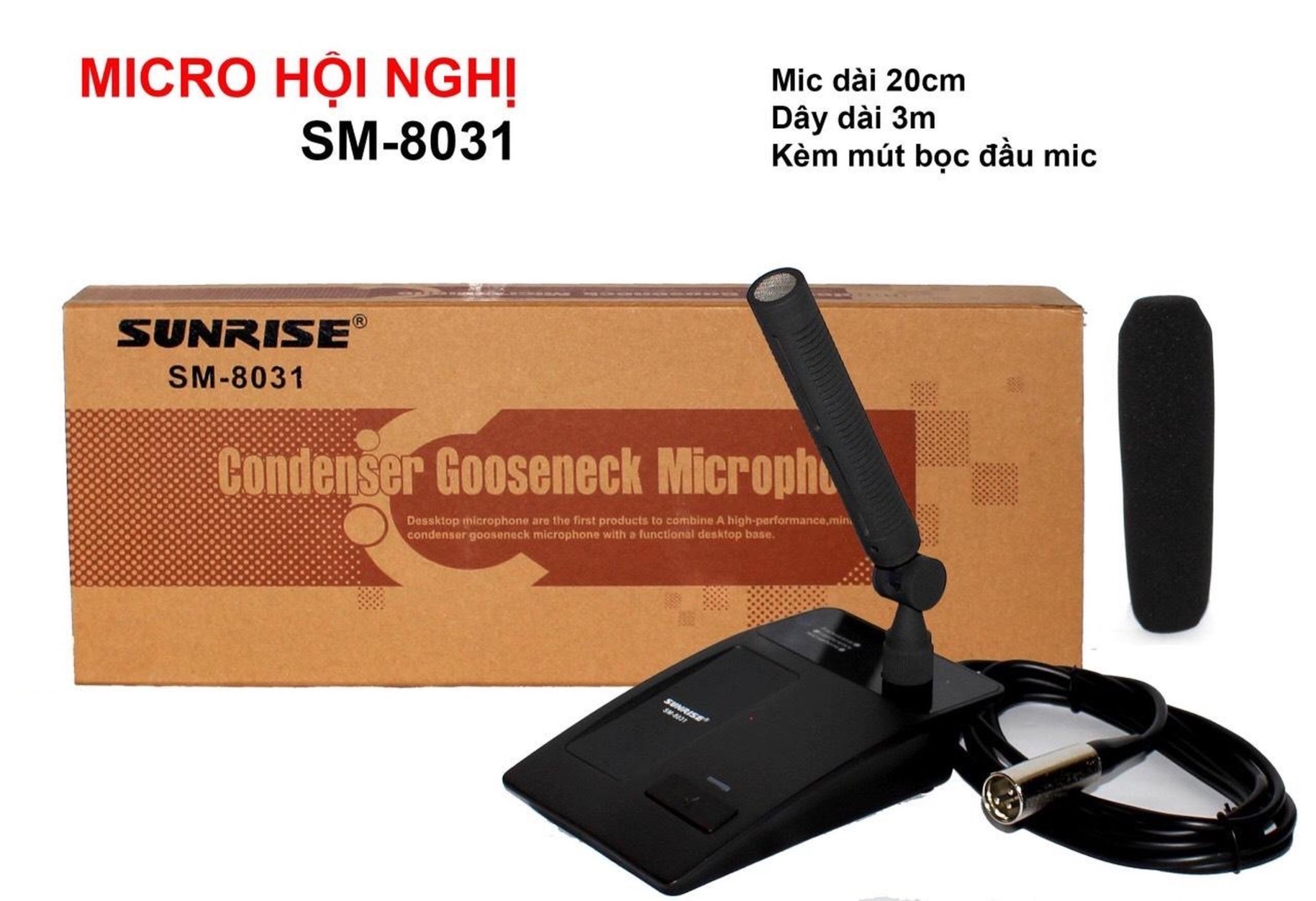 Micro hội nghị Sunrise SM-8031