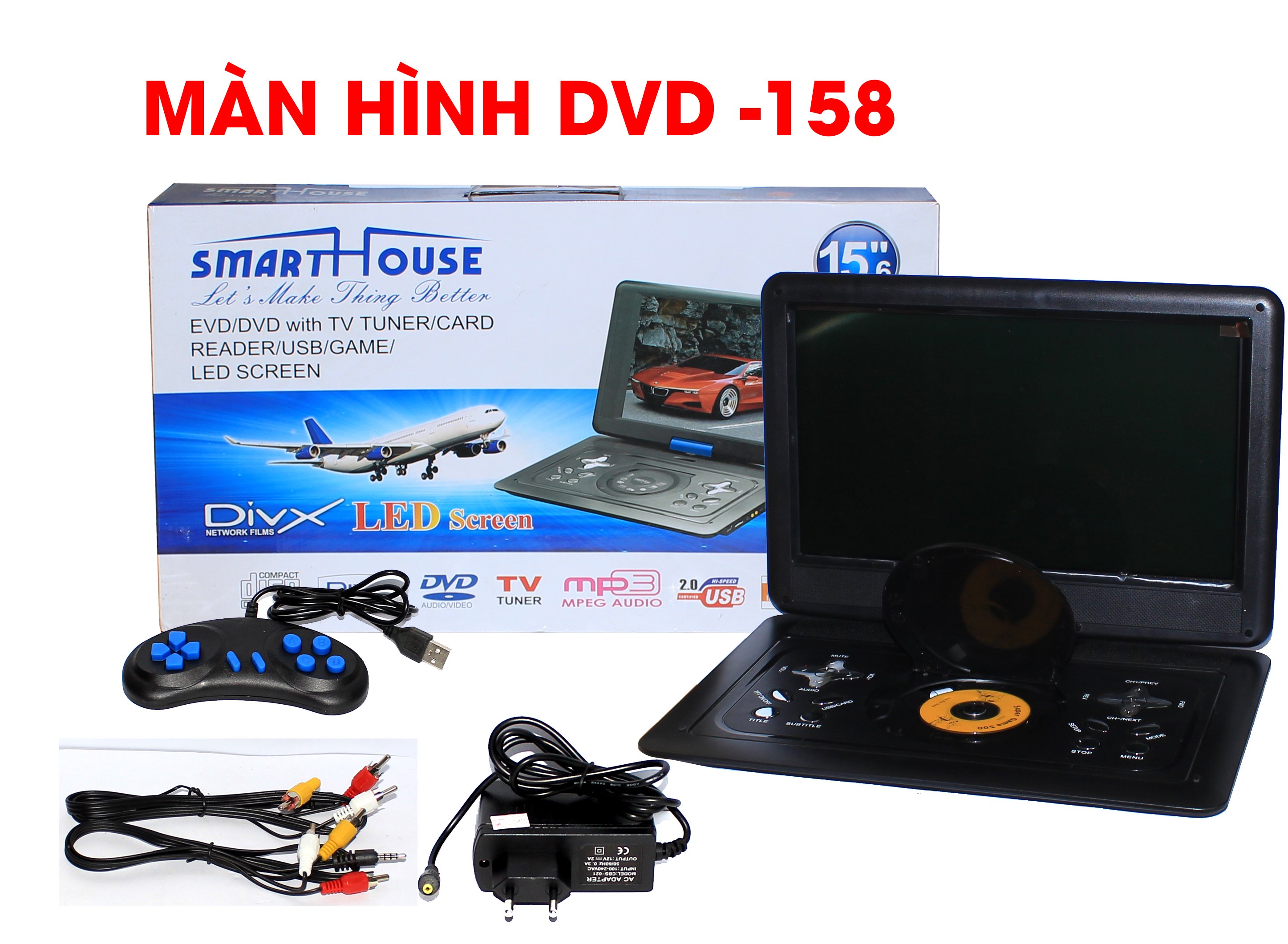 Máy DVD có màn hình Smart House PDVD-158