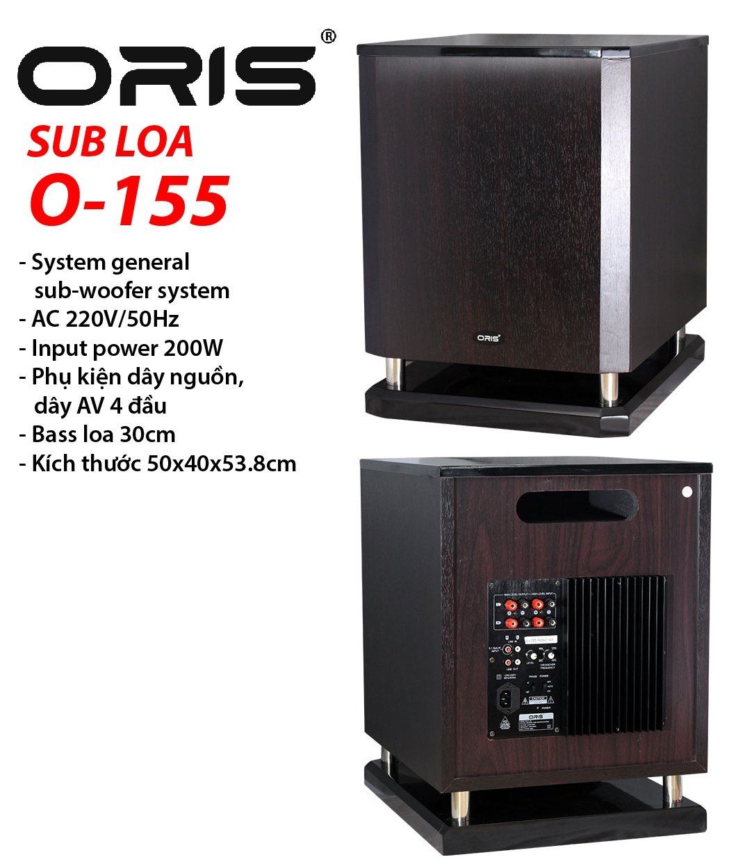 Loa Sub Oris O-155