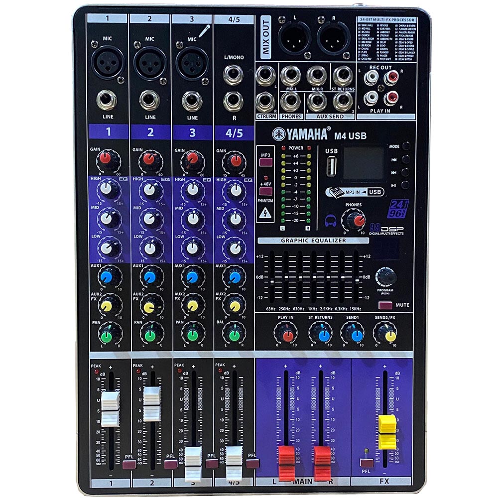 Mixer Yamaha M4 USB Bluetooth