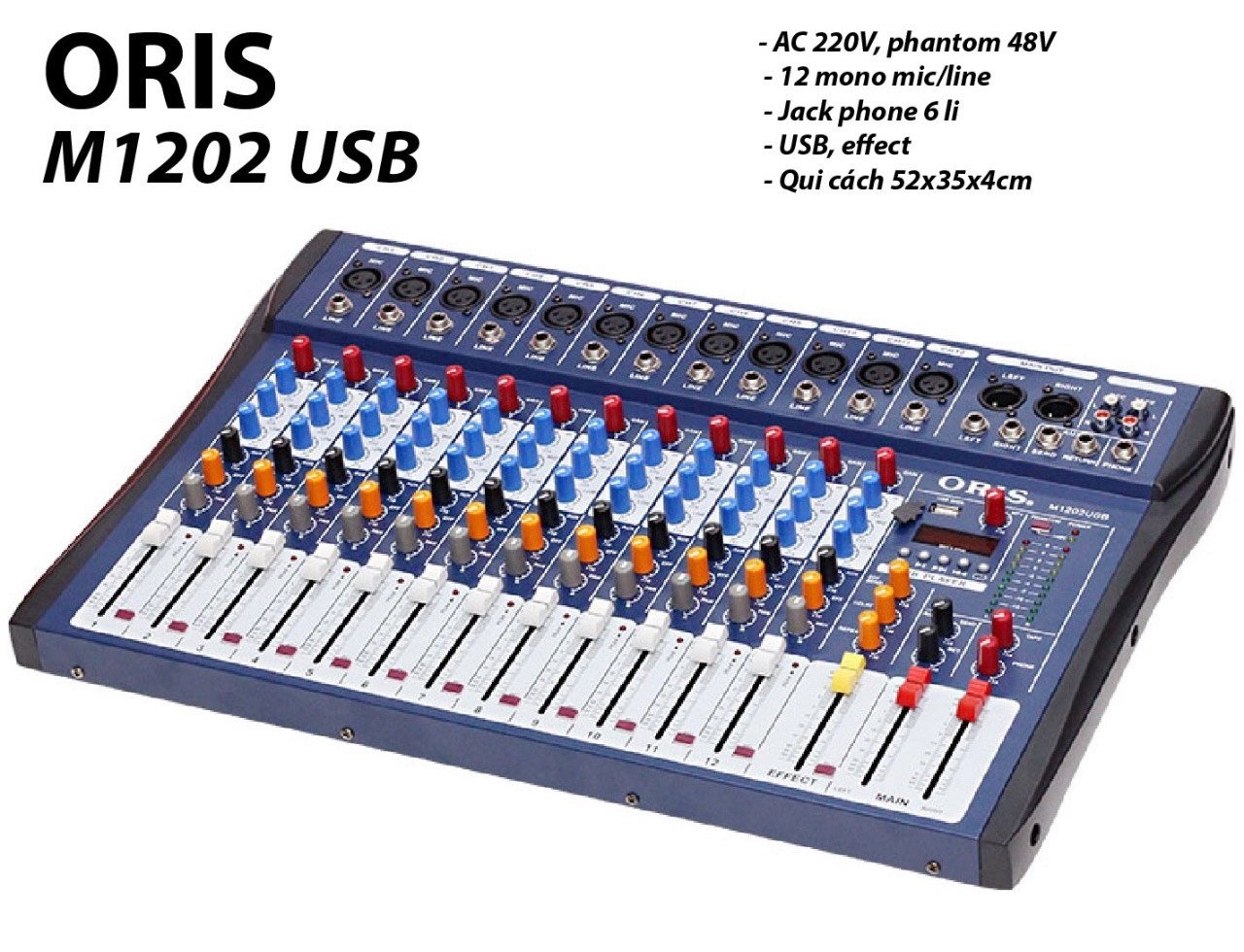 Bàn Mixer Oris M1202 USB
