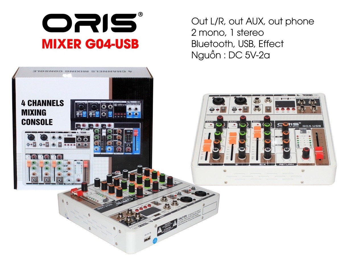 Bàn Mixer Oris G04-USB