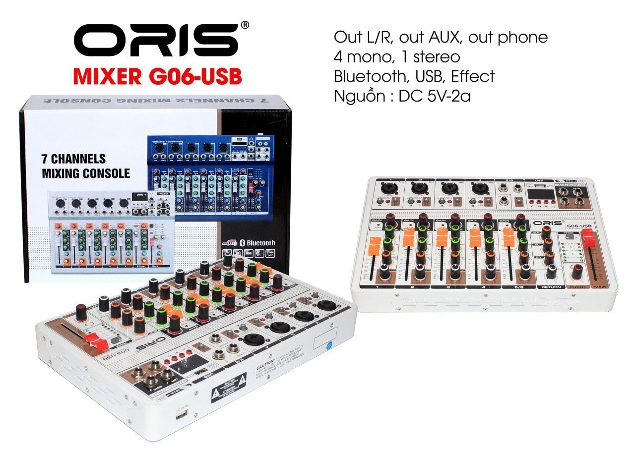 Bàn Mixer Oris G06-USB