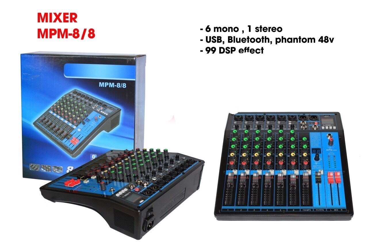 Bàn Mixer karaoke MPM-8-8 có Bluetooth