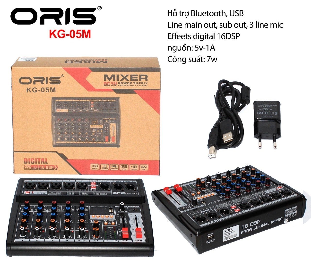 Bàn Mixer Oris KG-05M có Bluetooth