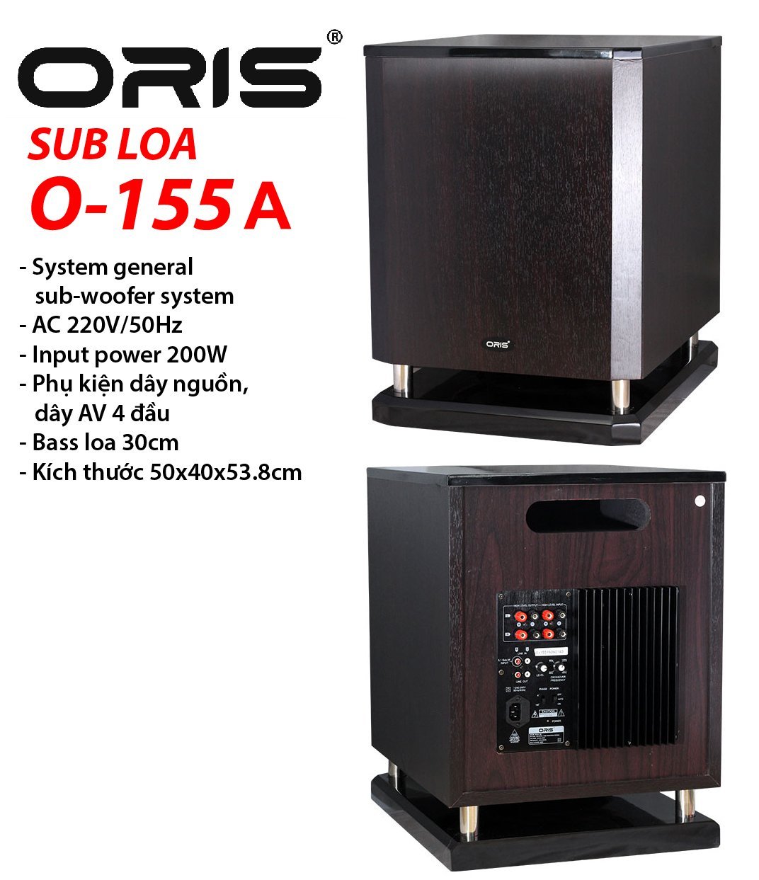 Loa Sub Oris O-155A