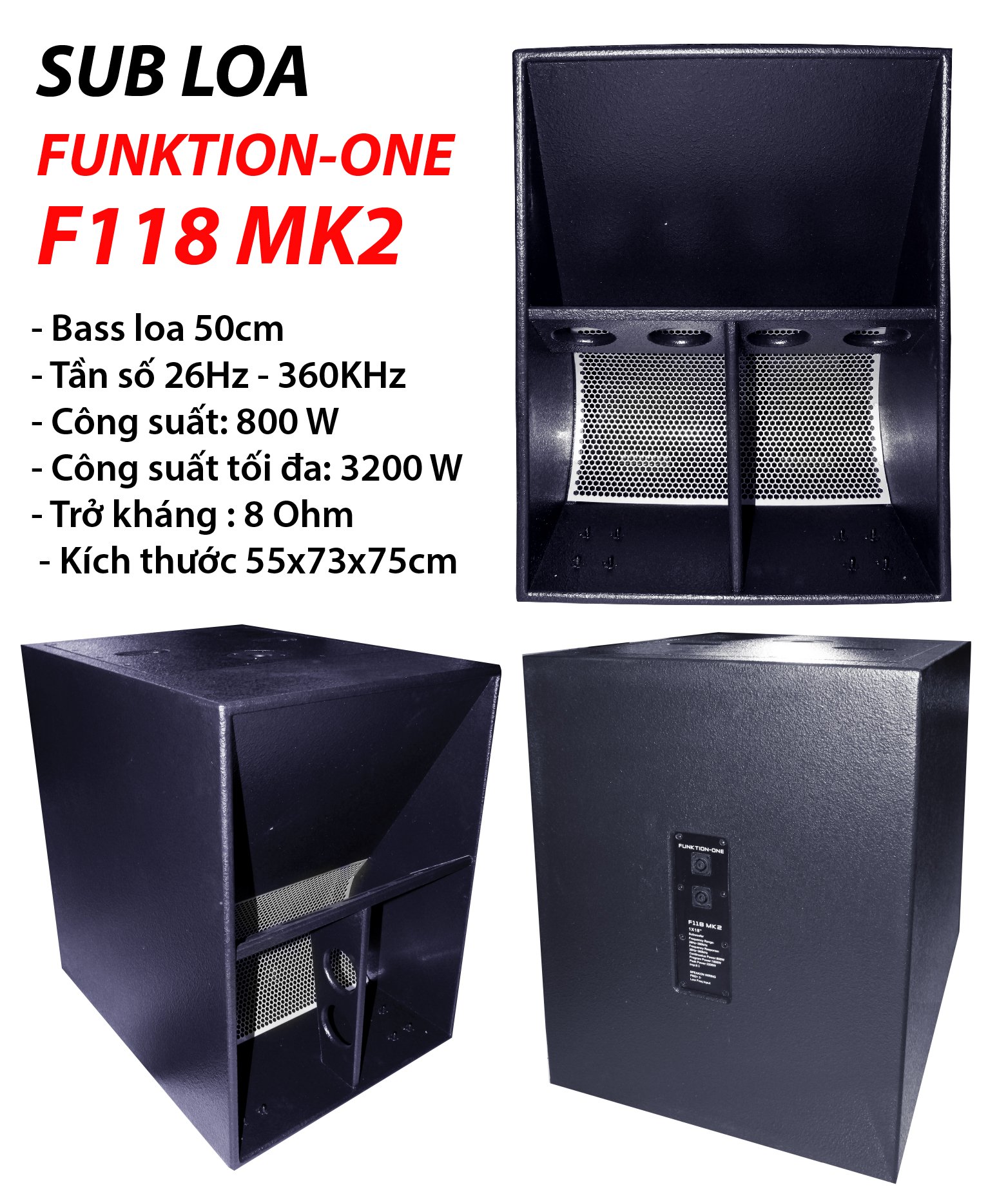 Loa Sub Funktion-One F118 MK2