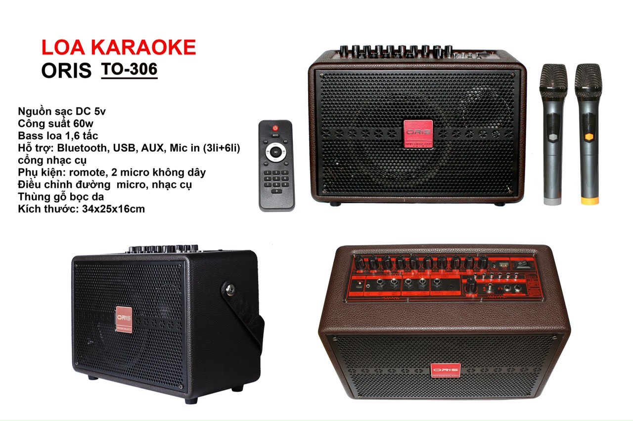 Loa Karaoke di động Oris TO-306
