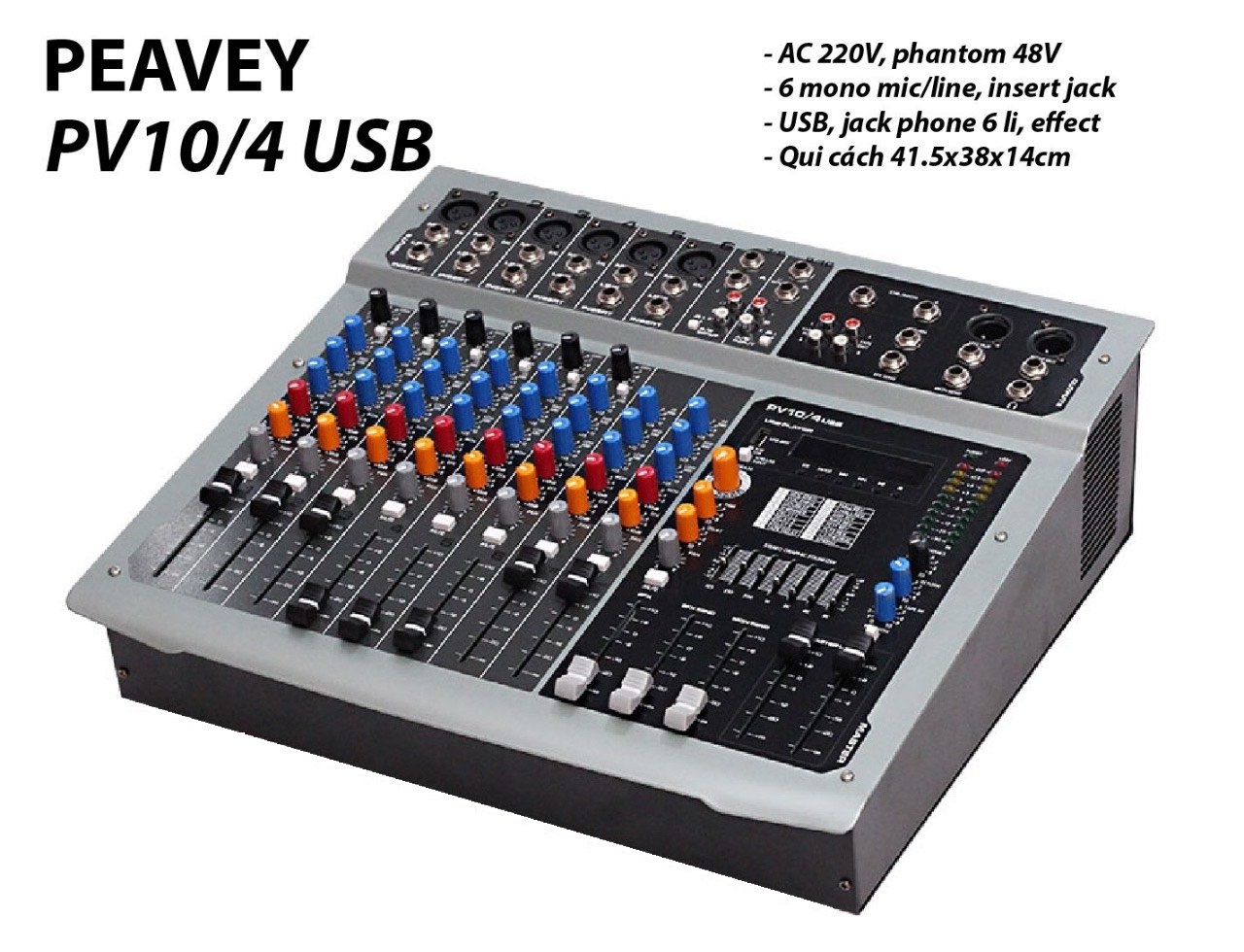 Mixer Karaoke Peavey PV10-4 USB