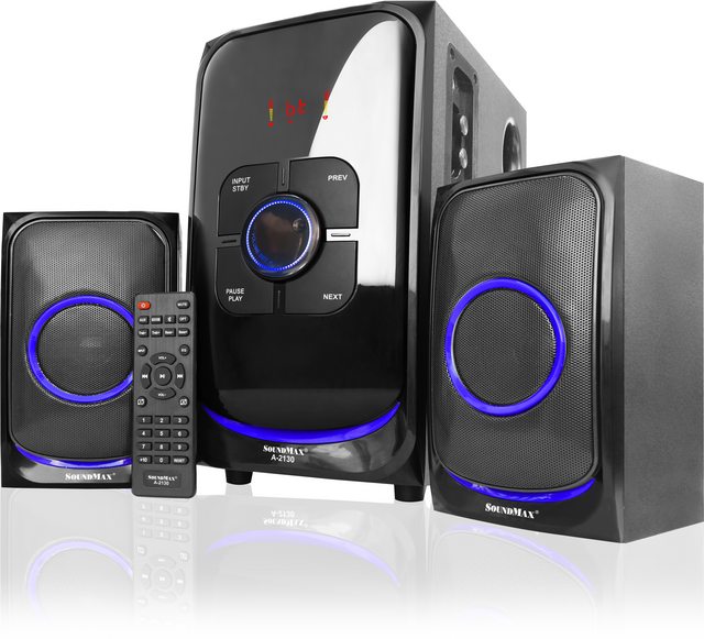 Loa Vi Tính Soundmax A-2130-2.1 Tích Hợp Bluetooth 4.0 - Hàng chính hãng
