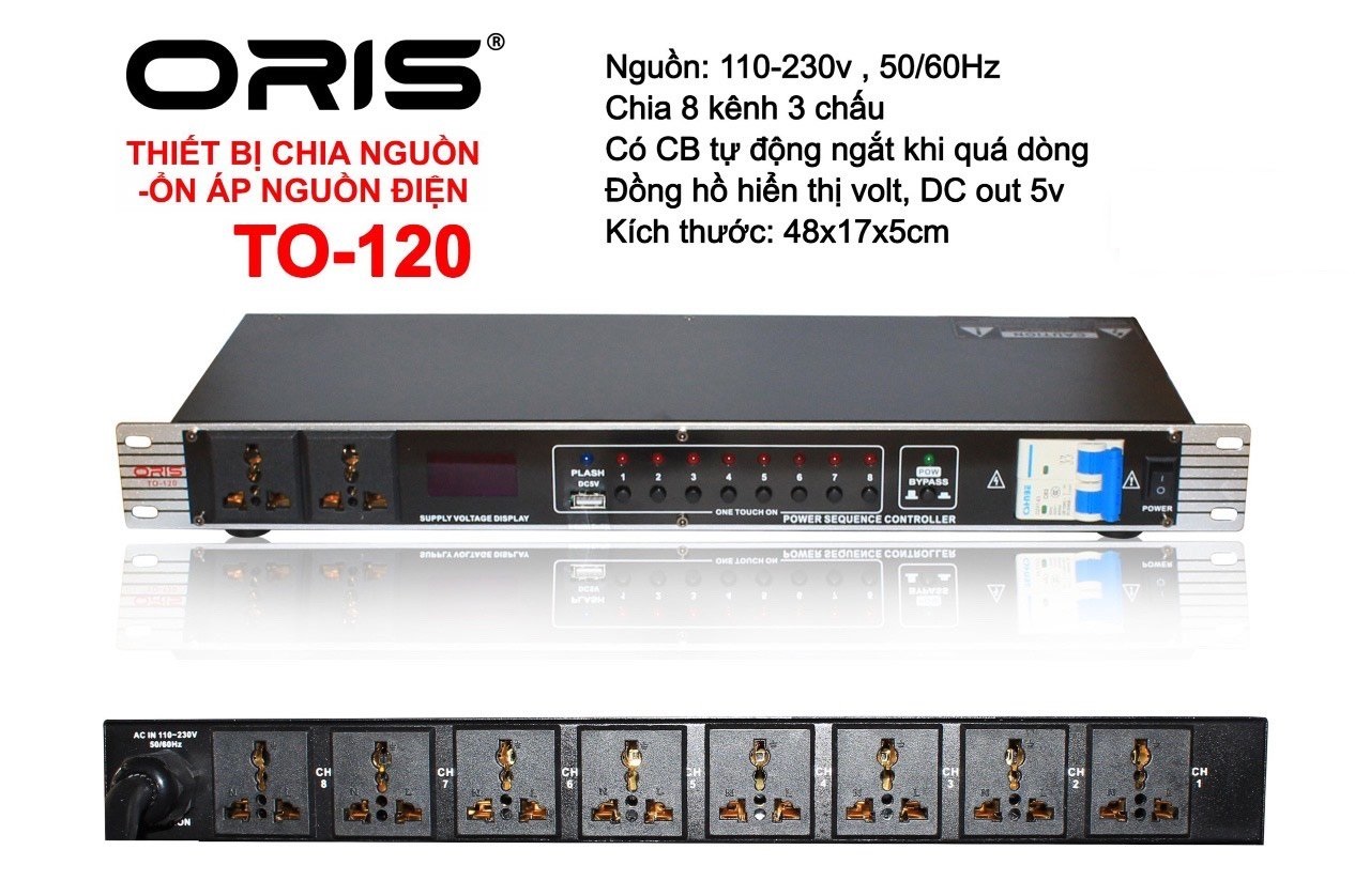 Thiết bị chia nguồn điện Oris TO-120