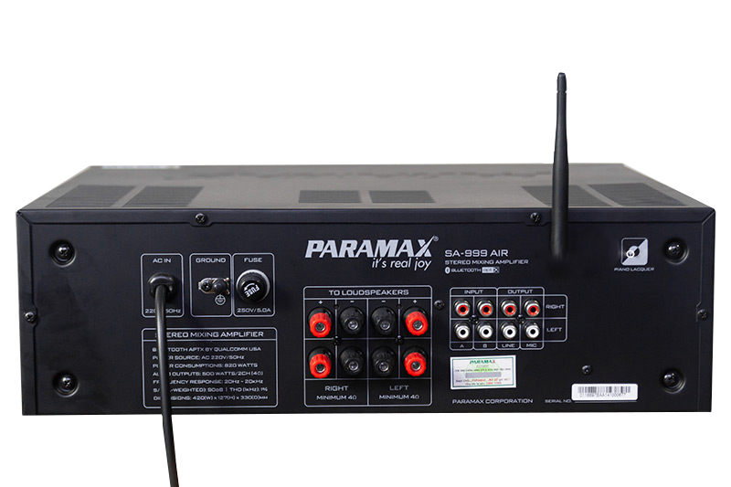Amply PARAMAX SA-999 AIR NEW (ĐEN)