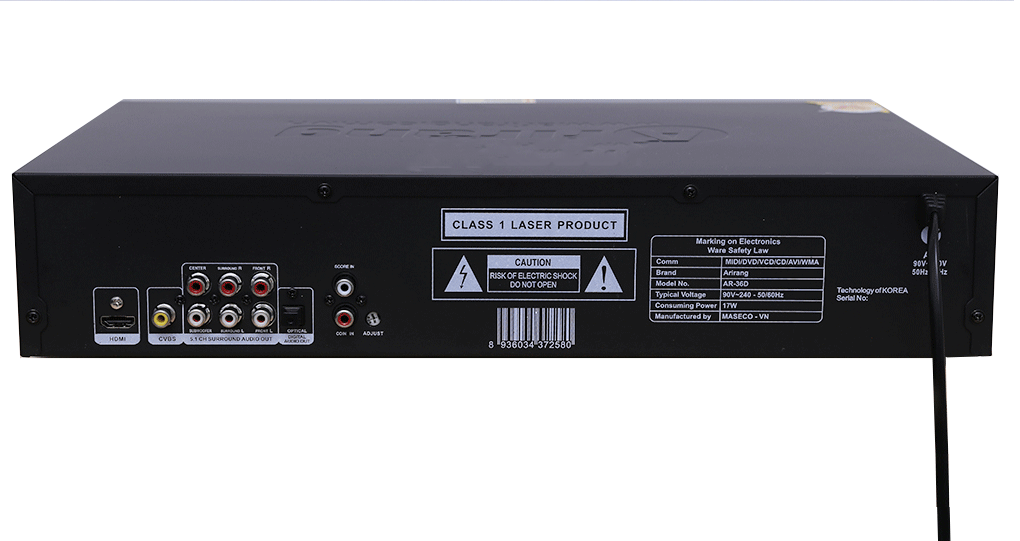 Đầu karaoke Arirang AR-36D